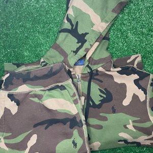 Polo Ralph Lauren Camo Jogger Sweatsuit Set